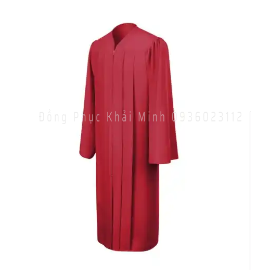 MAY ÁO CỬ NHÂN MÀU ĐỎ ĐÔ 