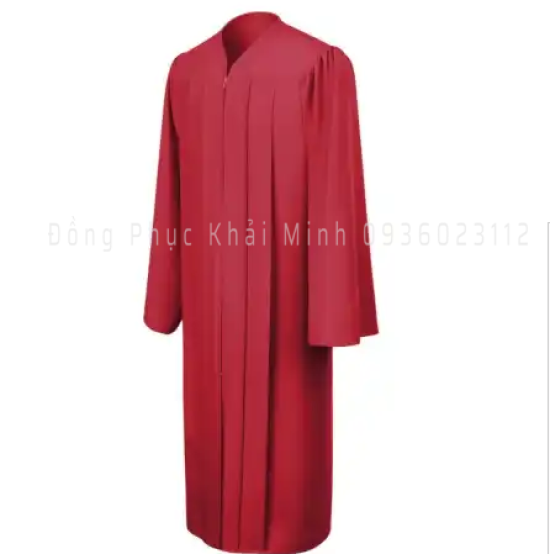 MAY ÁO CỬ NHÂN MÀU ĐỎ ĐÔ 